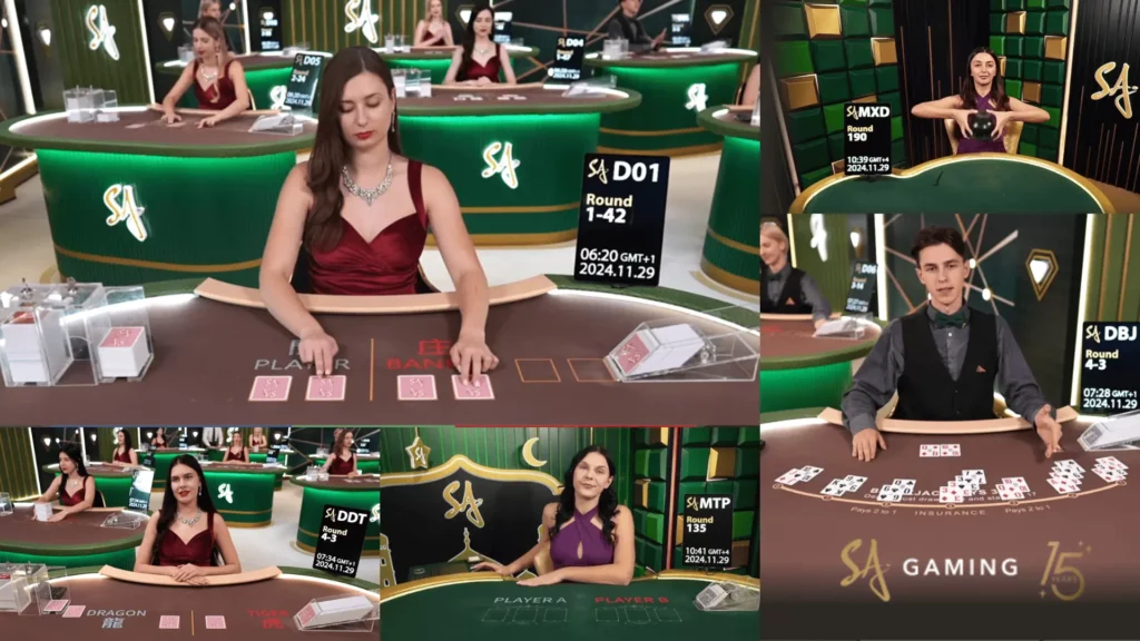 沙龍百家樂遊戲介面