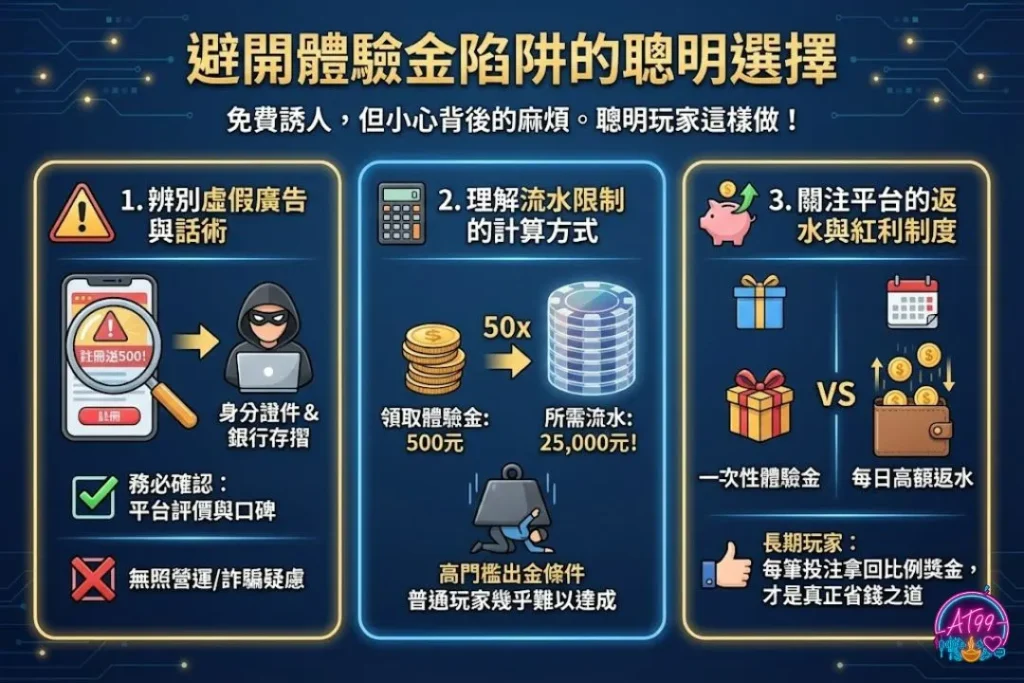 【娛樂城體驗金】隱藏成本大公開!搞懂出金限制,教你挑對真福利 3 免費送體驗金