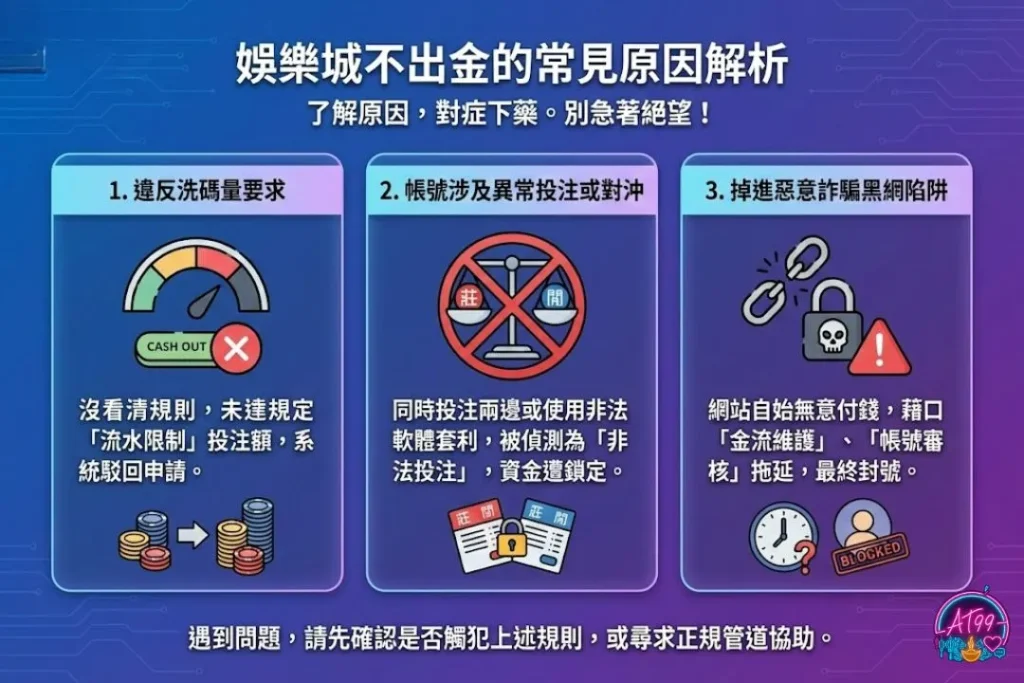 遇到【娛樂城不出金】怎麼辦?避開黑網套路與自救方法全攻略 1 娛樂城不出金怎麼辦