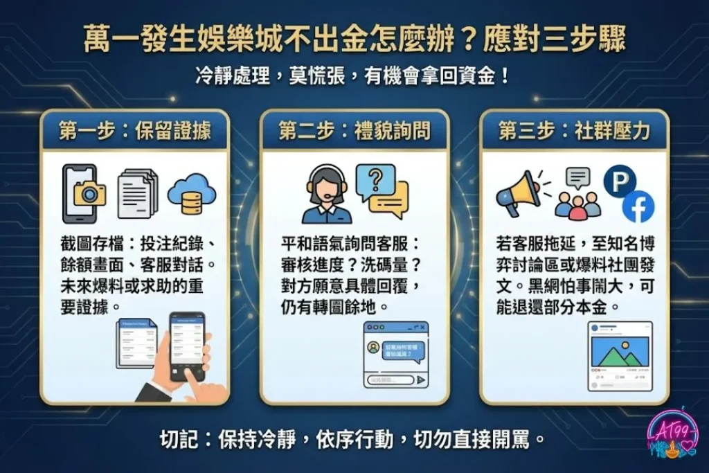 遇到【娛樂城不出金】怎麼辦?避開黑網套路與自救方法全攻略 3 娛樂城提款失敗