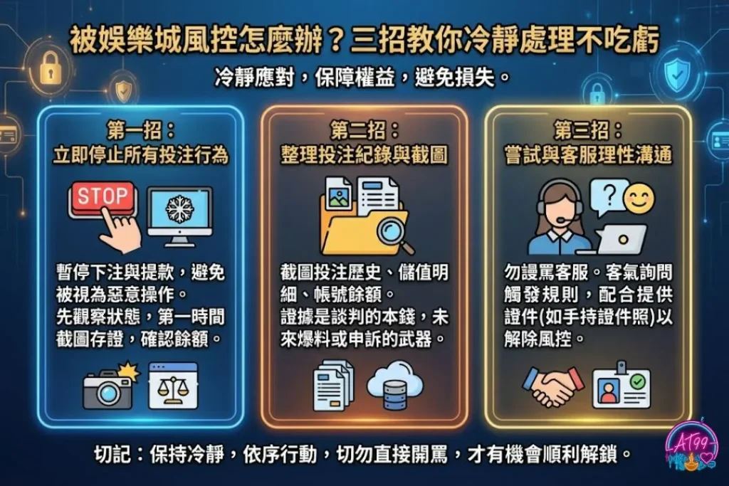遇到【娛樂城風控】怎麼辦?教你3招避開地雷找回辛苦錢 2 被娛樂城風控怎麼辦