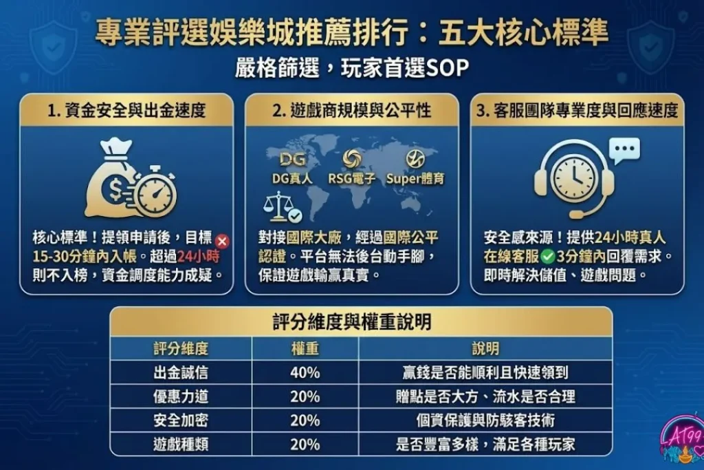 2026最新【娛樂城排行】選對安全平台讓你儲值翻倍贏更多 1 娛樂城推薦排行